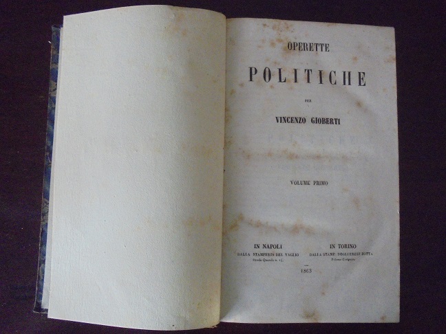 OPERETTE POLITICHE