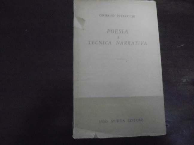 POESIA E TECNICA NARRATIVA