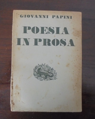 POESIA IN PROSA Cento pagine di Poesia Giorni di Festa. …