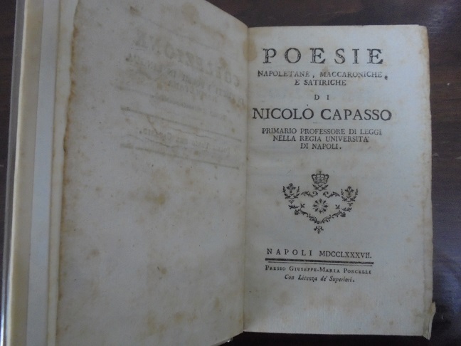 POESIE NAPOLETANE Collezione di tutti i poemi in lingua napoletana. …
