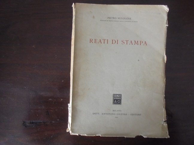 REATI DI STAMPA
