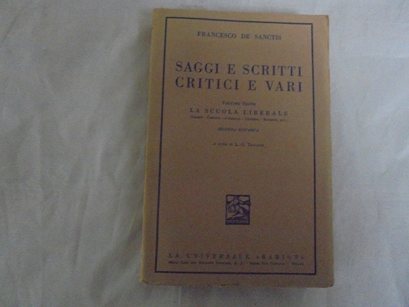 SAGGI E SCRITTI CRITICI E VARI. VOL. 6. LA SCUOLA …
