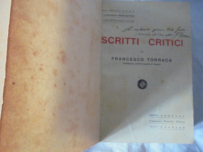 SCRITTI CRITICI