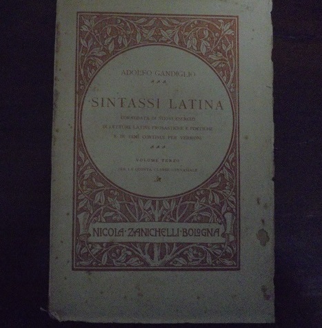 SINTASSI LATINA VOLUME TERZO