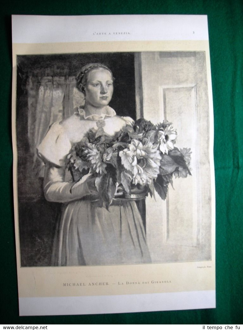 1895 - M. Ancher, La donna dei girasoli + A. …