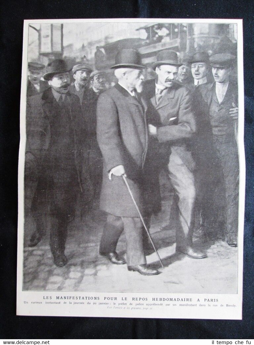 20 febbraio 1907: Prefetto della polizia arrestato da un manifestante …