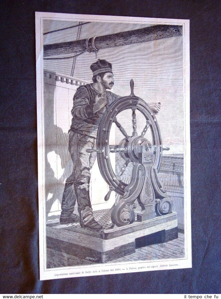 A Poppa Quadro di Alfredo Luxoro del 1880