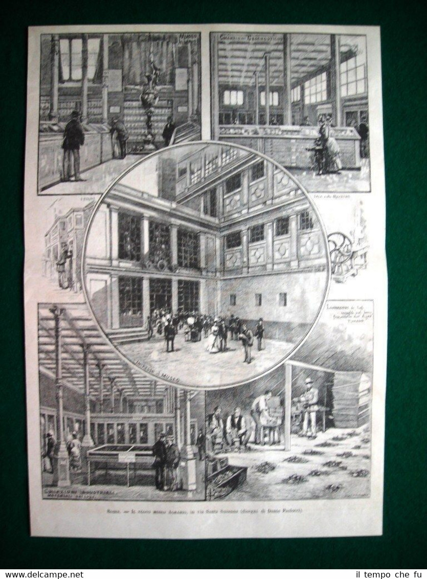 A Roma nel 1885 - il nuovo Museo Agrario in …