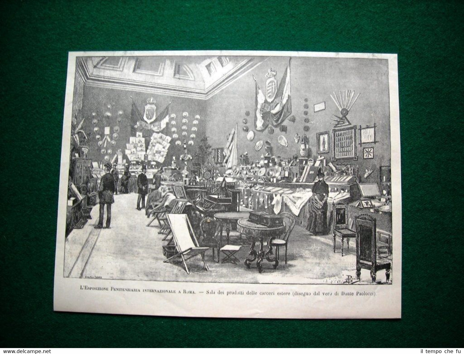 A Roma nel 1885 - L'Esposizione Penitenziaria Internazionale, sala dei …