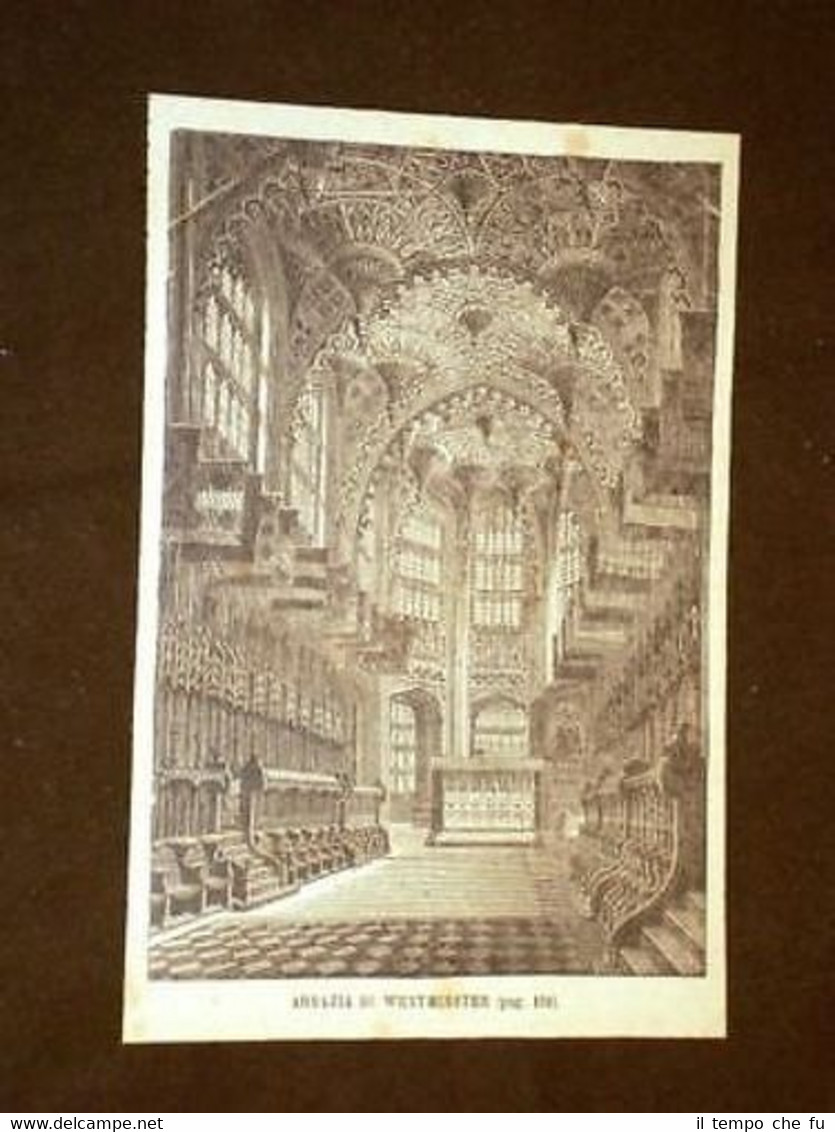 Abbazia di Westminster Londra Inghilterra