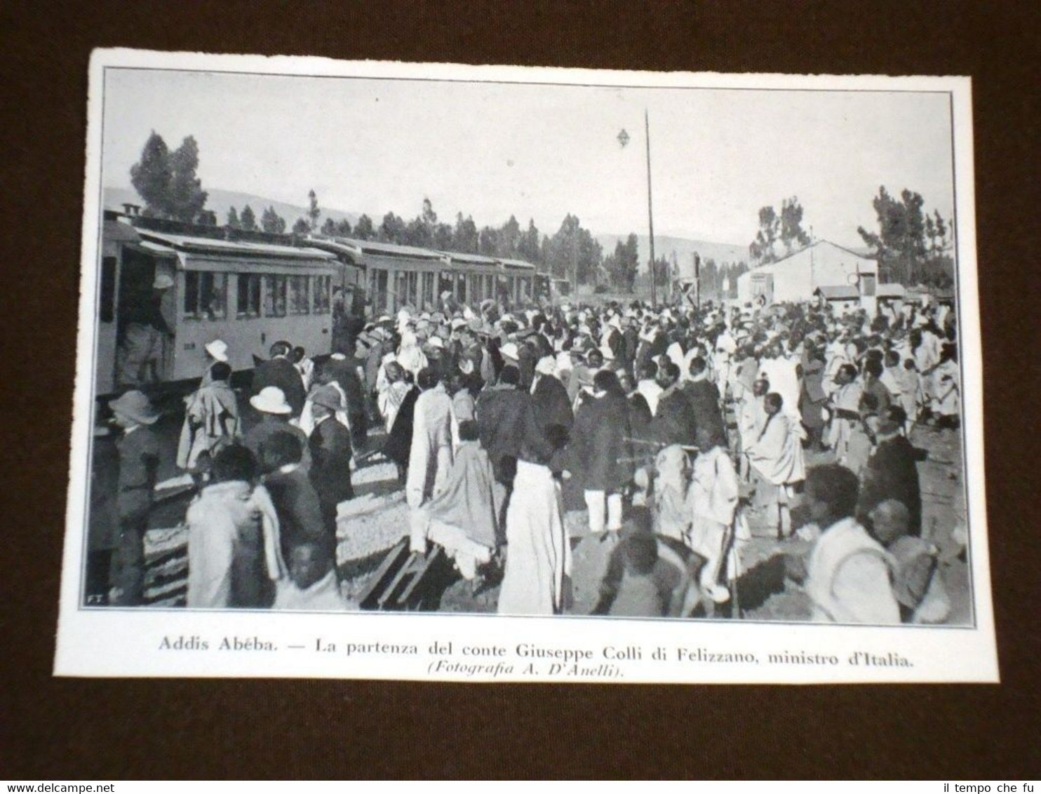 Addis Abeba nel 1920 Partenza del Conte Giuseppe Colli di …