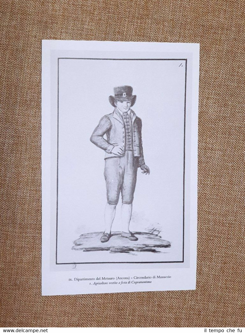 Agricoltore Villico Cupramontana Massaccio Metauro Ancona Regno Italico d'Italia