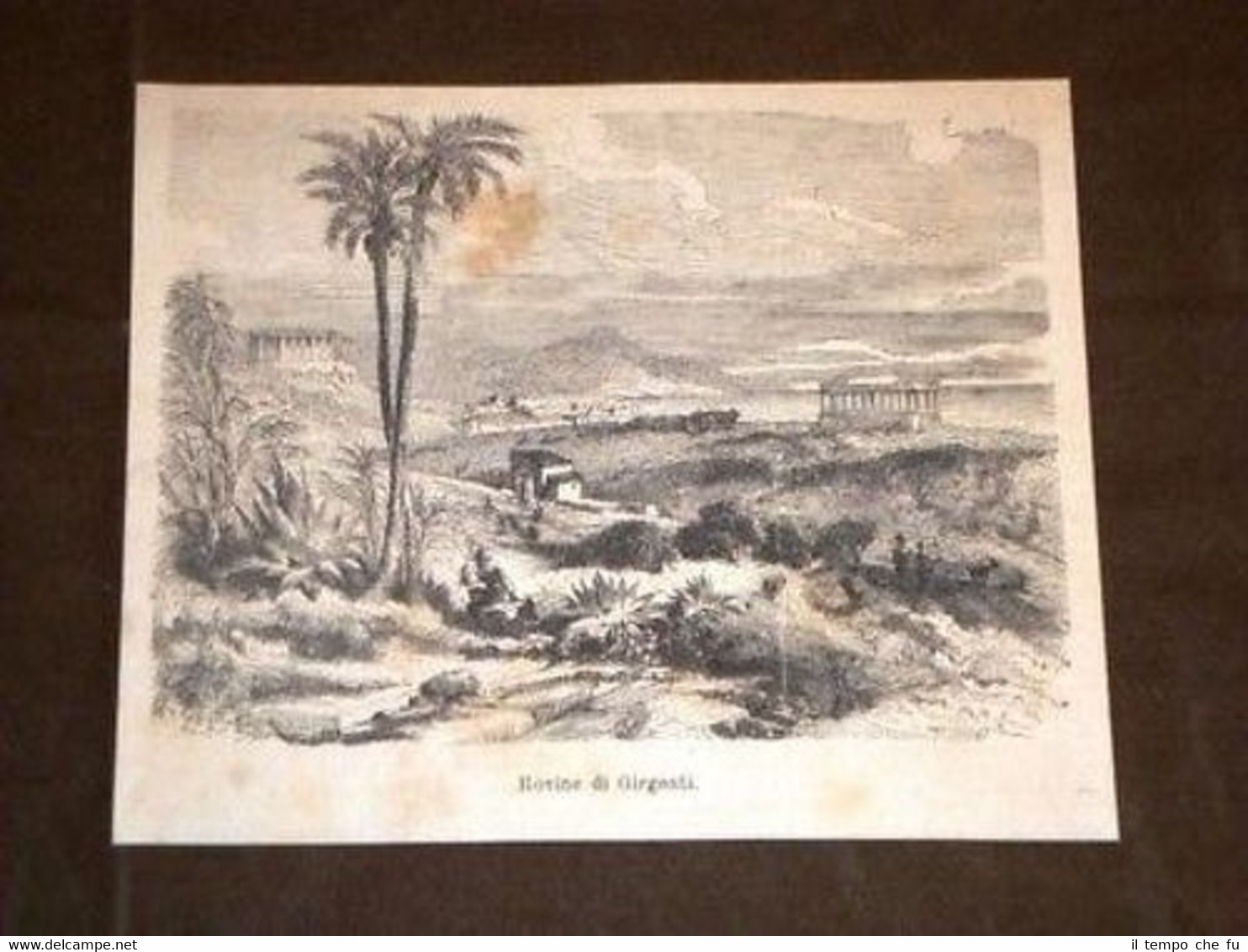 Agrigento Rovine di Girgenti Tempi greci Valle Templi