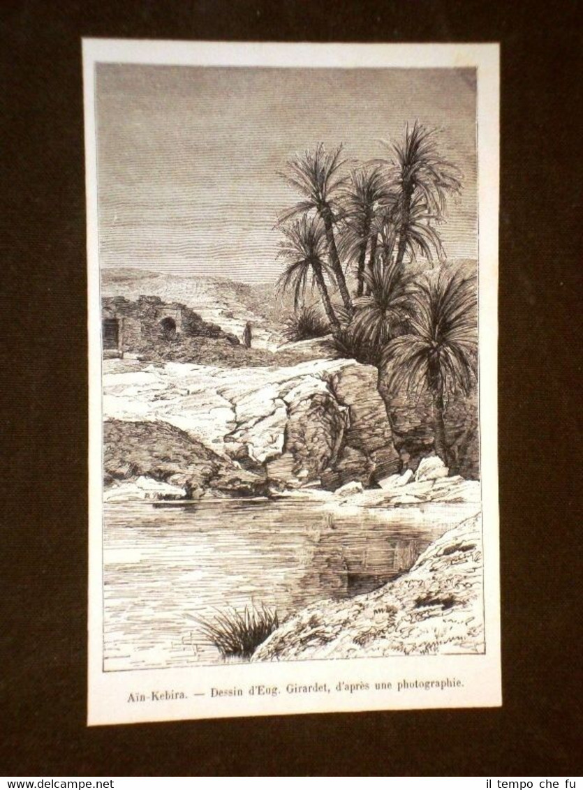 Ain Kebira nel 1889 Algeria + Sidi Abd es-Selam