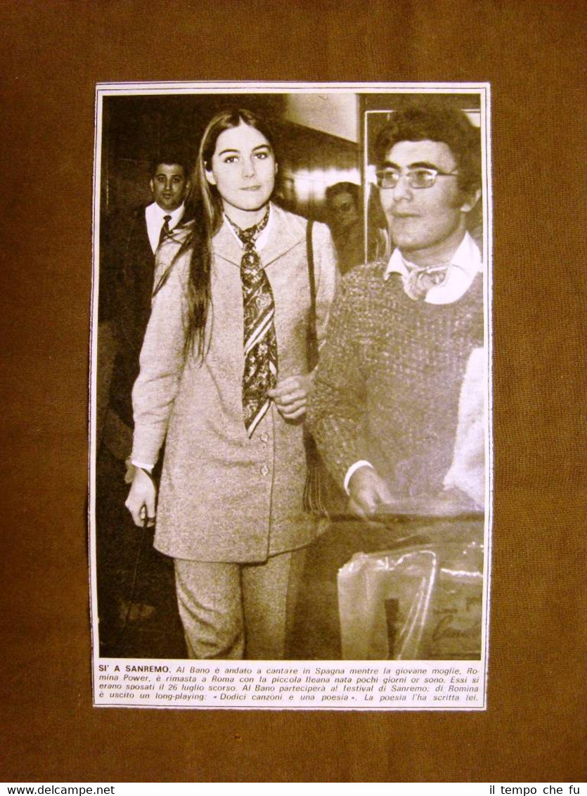 Albano Carrisi e Romina Power nel 1970