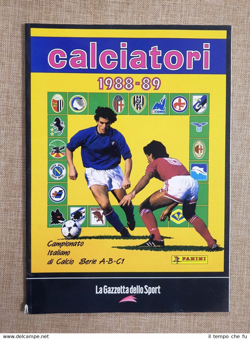 Album Calciatori Panini 1988-89 Inter Campione d'Italia La Gazzetta Ristampa