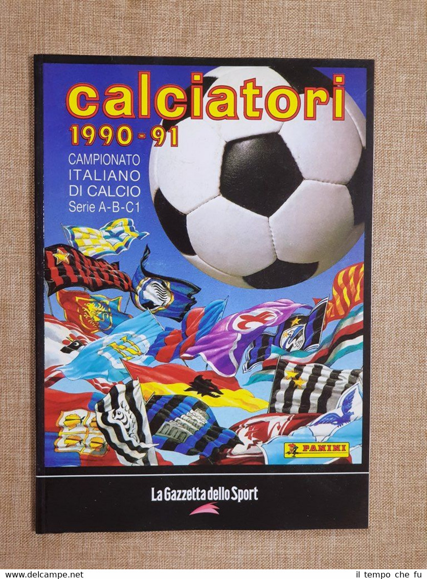 Album Calciatori Panini 1990-91 Sampdoria Campione d'Italia La Gazzetta Ristampa
