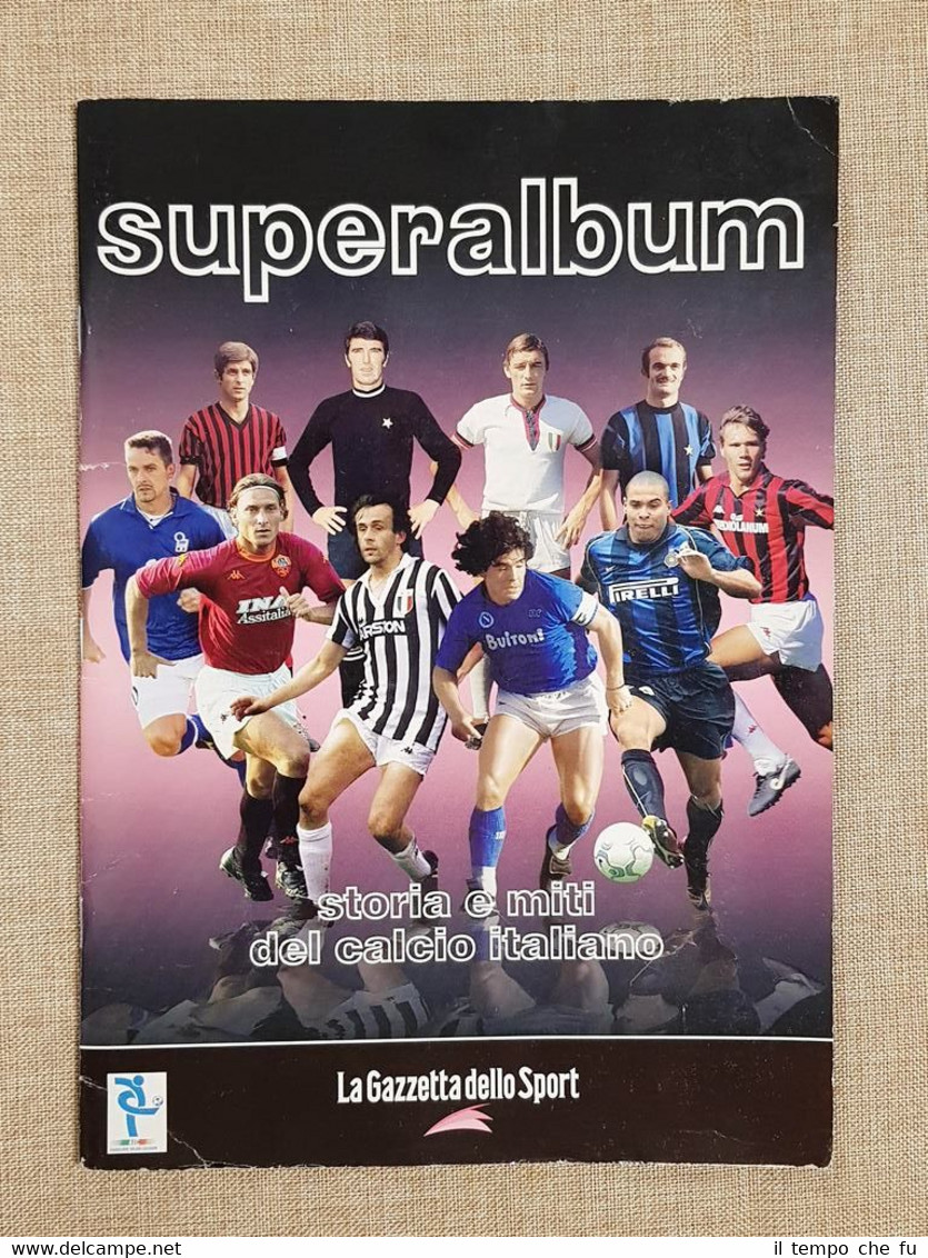 Album Superalbum Calciatori Panini Storia e miti del calcio italiano …