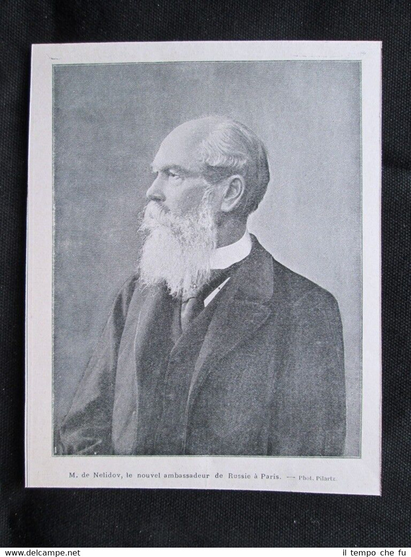 Aleksandr Nelidov, ambasciatore di Russia a Parigi Stampa del 1903