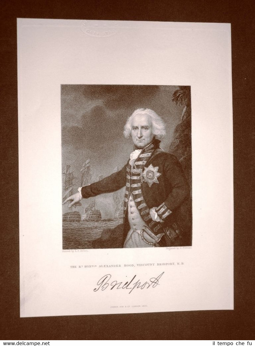 Alexander Hood I° Visconte di Bridport Ammiraglio 1726–1814