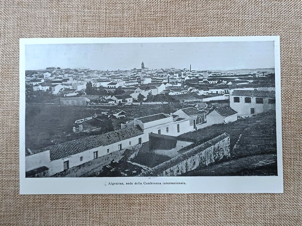 Algeciras nel 1906, sede della Conferenza internazionale. Spagna