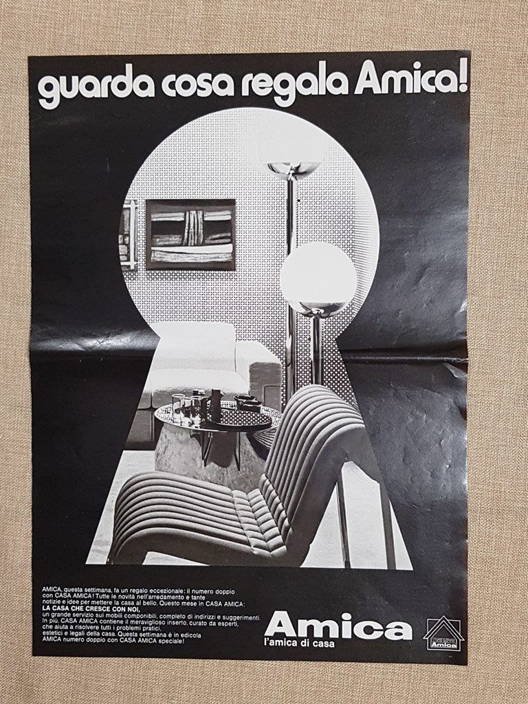 Amica Rivista di moda e costume Pubblicità metà '900