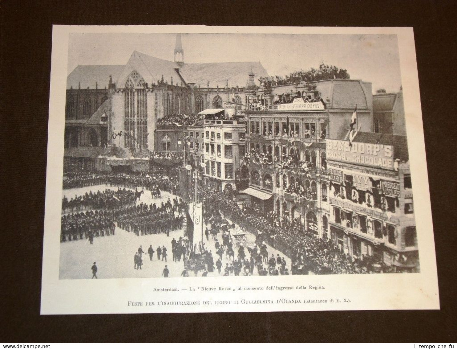 Amsterdam nel 1898 Feste per Regno di Guglielmina Olanda La …