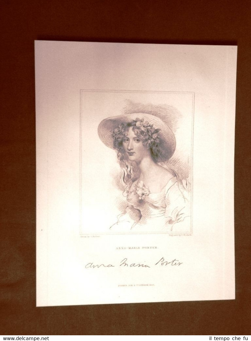 Anna Maria Porter Poetessa 1780 – 1832