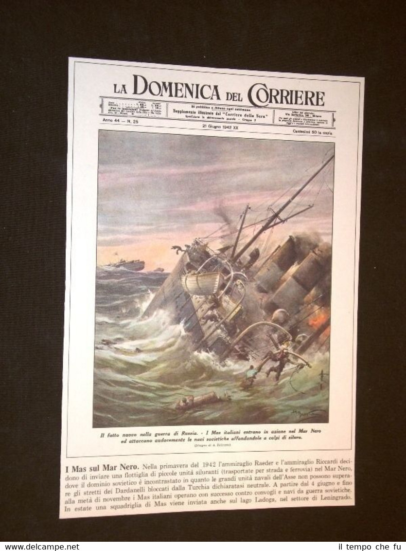 Anno 1942 WW2 Guerra Mas Italia Navi Soviet Russia Copertine …