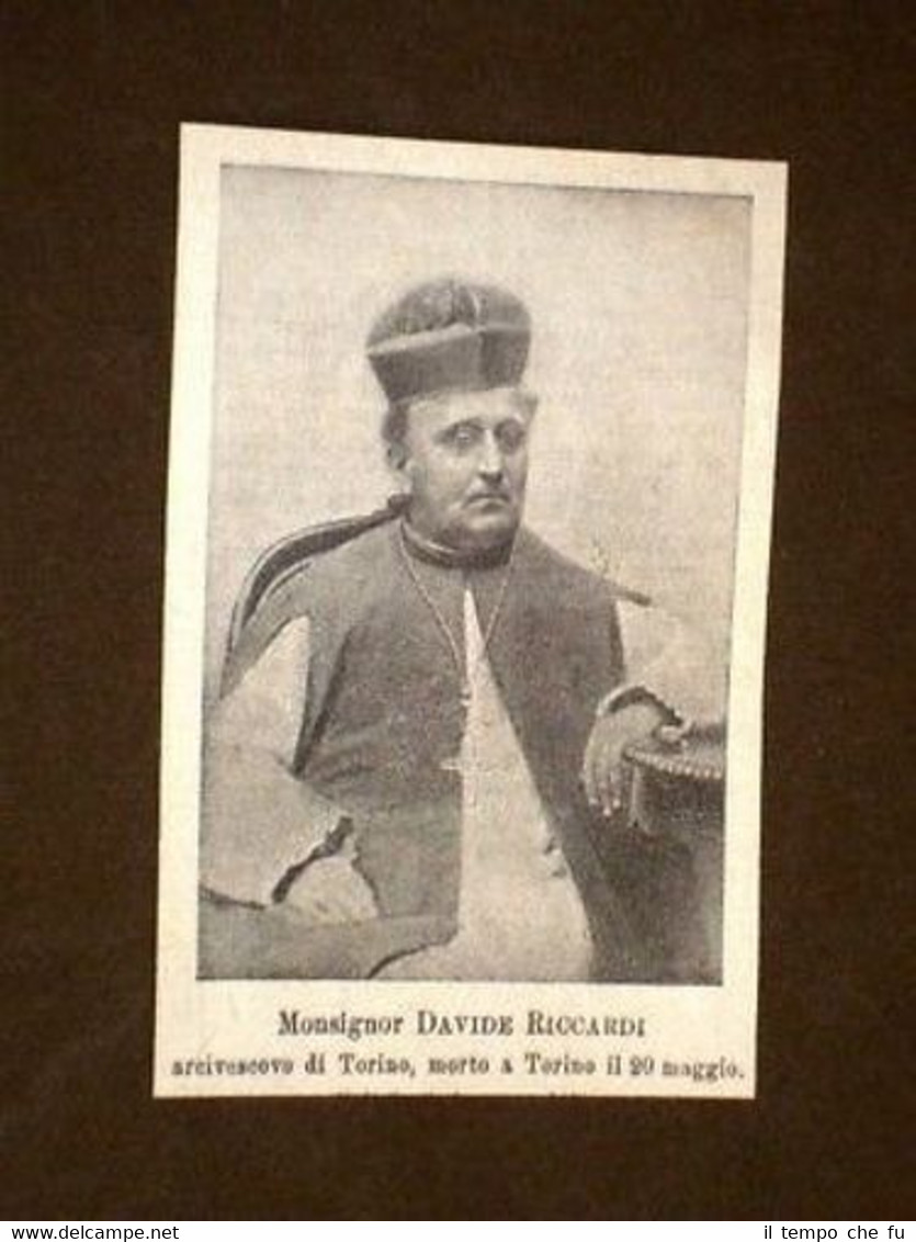 Arcivescovo Davide Riccardi di Biella