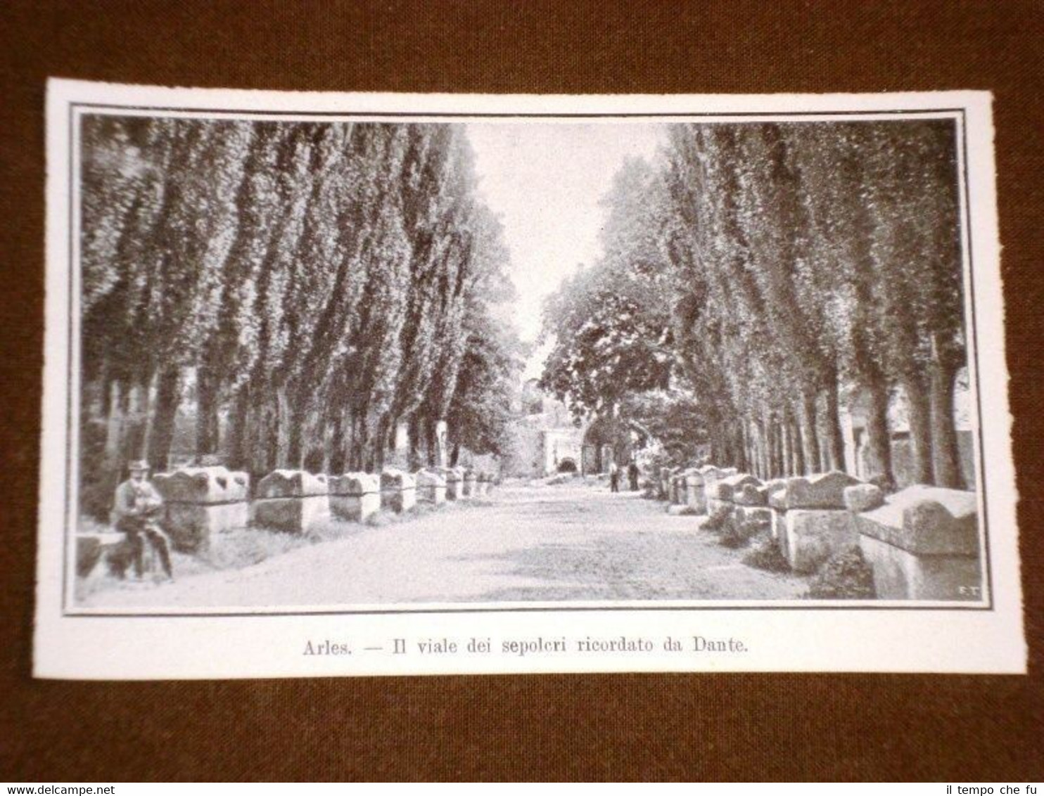 Arles nel 1908 Il Viale dei sepolcri ricordato da Dante