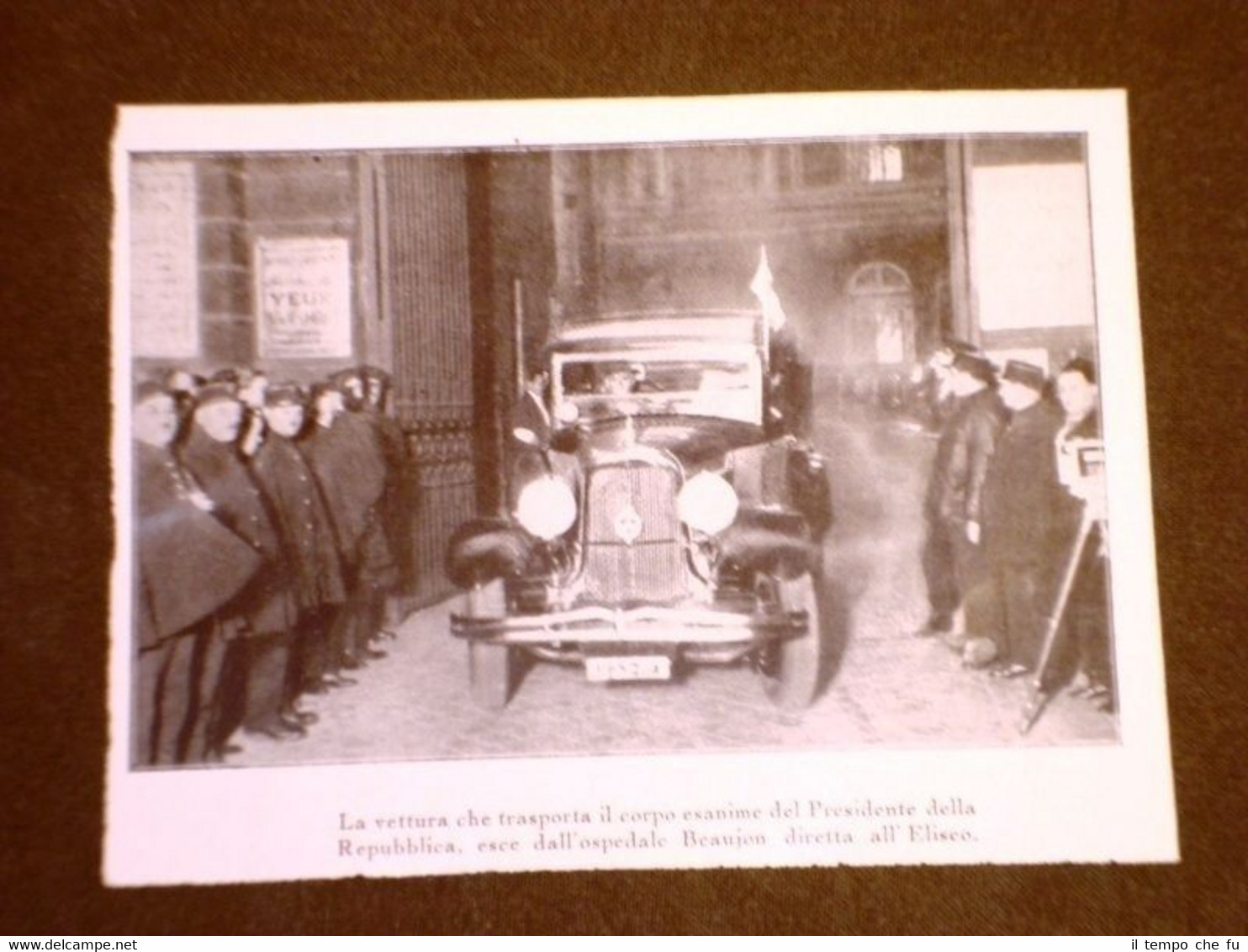 Assassinio Presidente di Francia Paul Doumer di Aurillac Salma Ospedale …