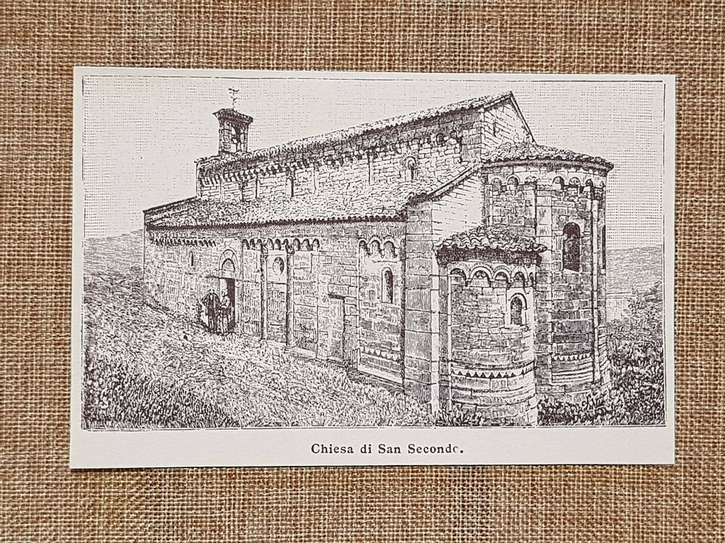 Asti nell'800 Chiesa di San Secondo Piemonte