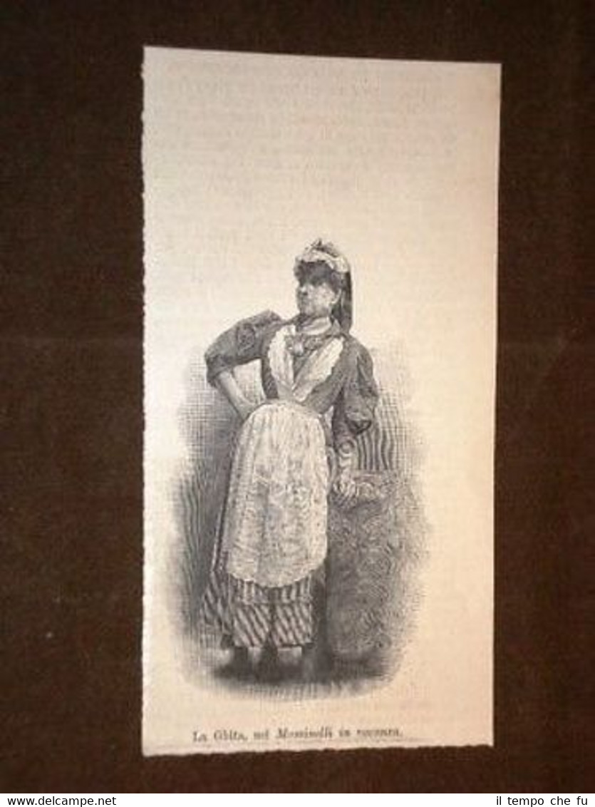Attrice di Teatro Giuseppina Giovanelli in Ghita