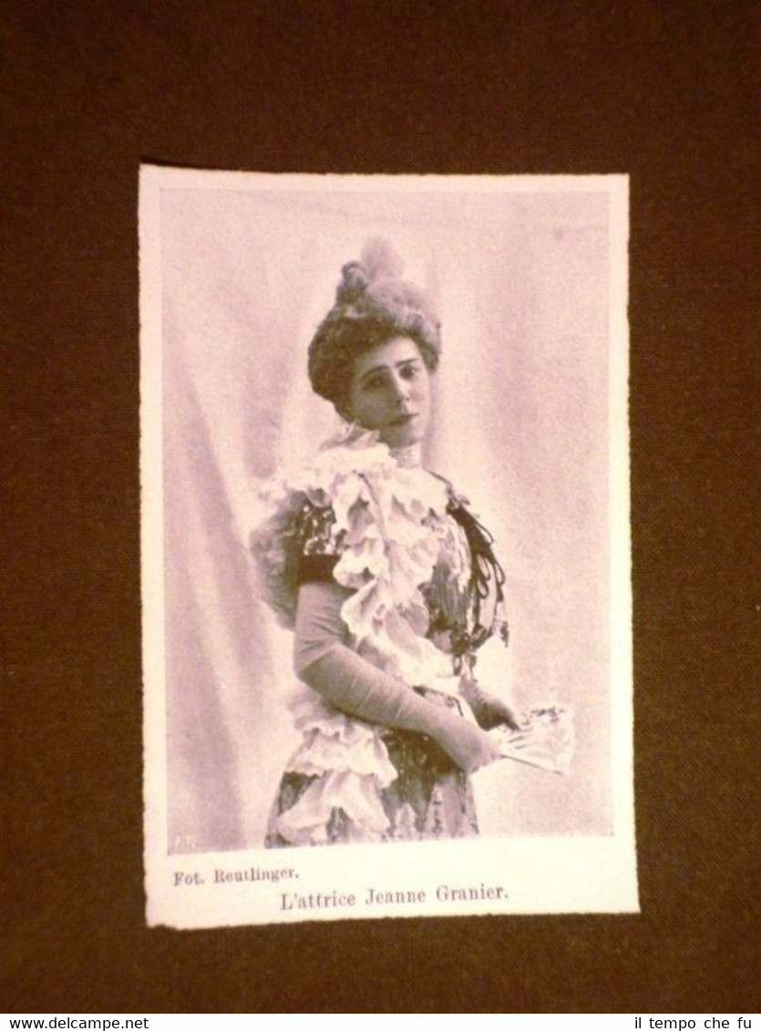 Attrice Jeanne Granier