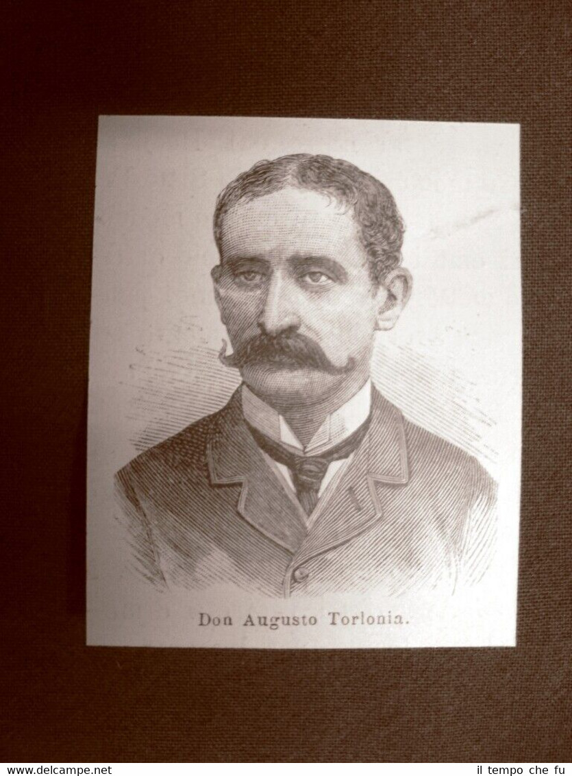 Augusto Torlonia nel 1891 3° Principe di Civitella-Cesi