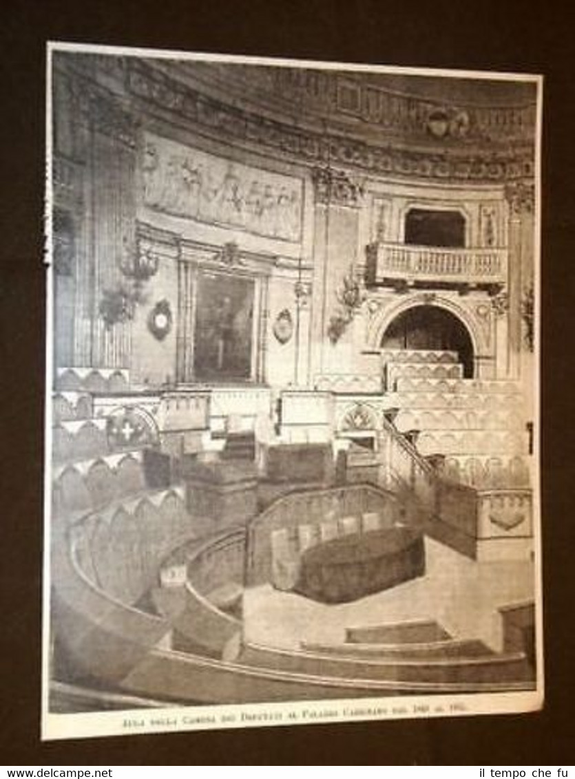 Aula della Camera dei Deputati Palazzo Carignano dal 1848 al …