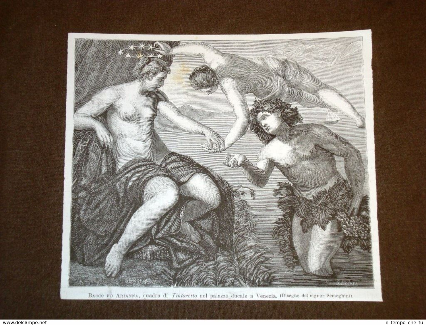 Bacco ed Arianna Quadro del Tintoretto nel Palazzo Ducale di …