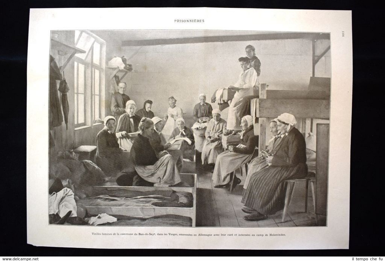 Ban-de-Sapt, dans les Vosges, Holzminden Camp de Parchim WW1 Guerra …