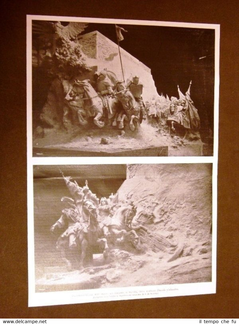 Bassorilievo del monumento ad Amedeo di Savoia Scultore Davide Calandra