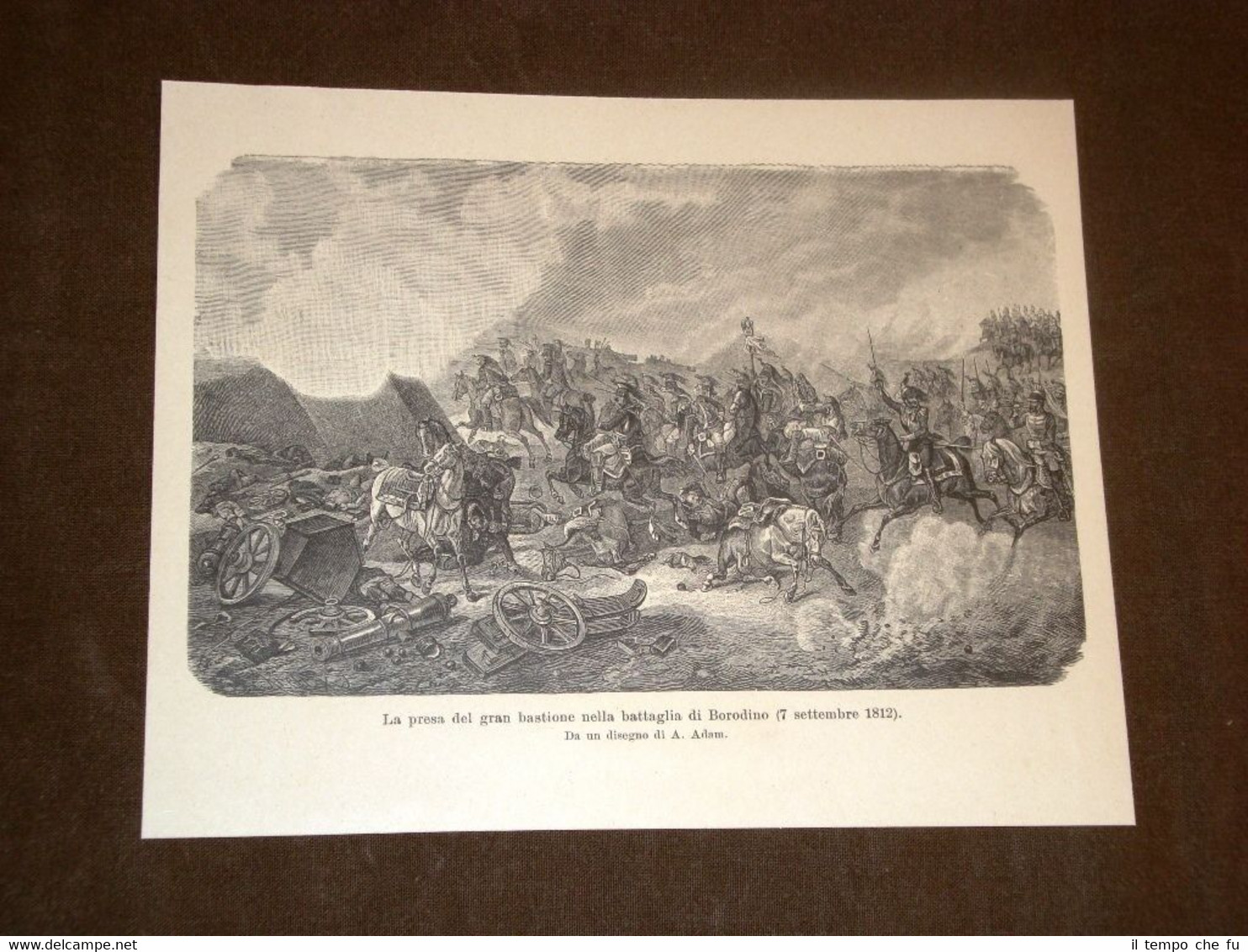 Battaglia di Borodino del 1812 e granatieri della Guardia Imperiale …