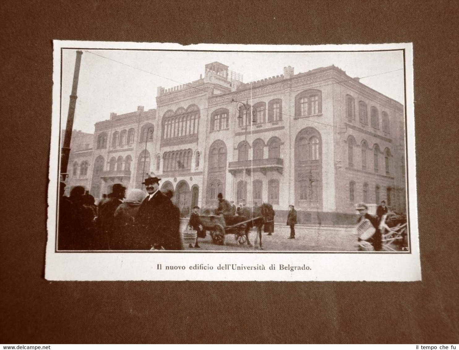 Belgrado nel 1924 Il nuovo edificio dell'Università Serbia