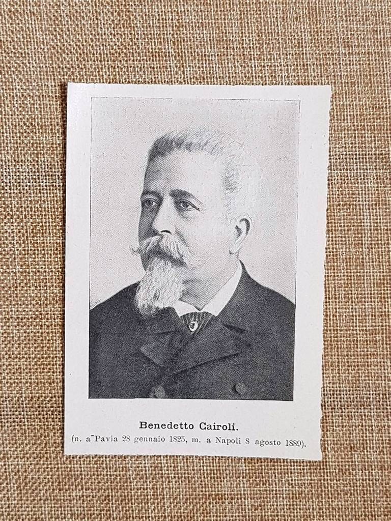 Benedetto Angelo Francesco Cairoli Pavia, 1825 – Napoli, 1889 Politico