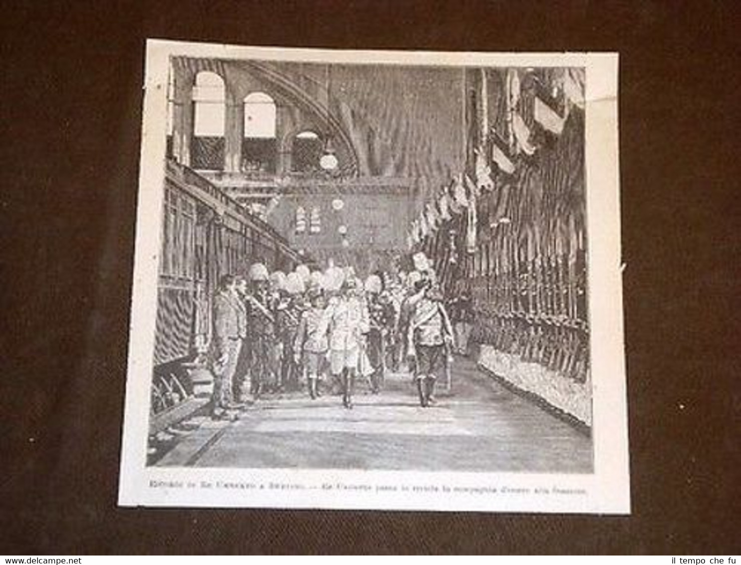 Berlino Stazione Incontro Guglielmo e Re Umberto Onore