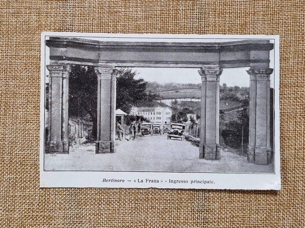 Bertinoro nel 1933 Fratta Terme Ingresso Principale Stabilimento Termale Romagna