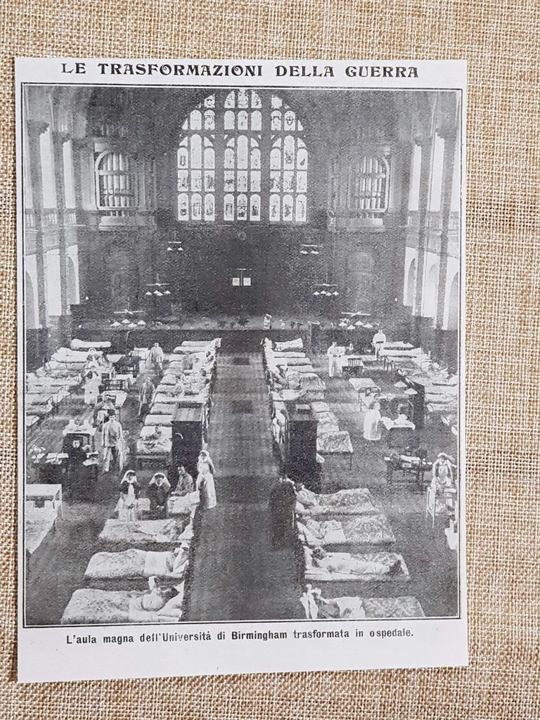 Birmingham nel 1914 Università trasformata in Ospedale Prima Guerra Mondiale …