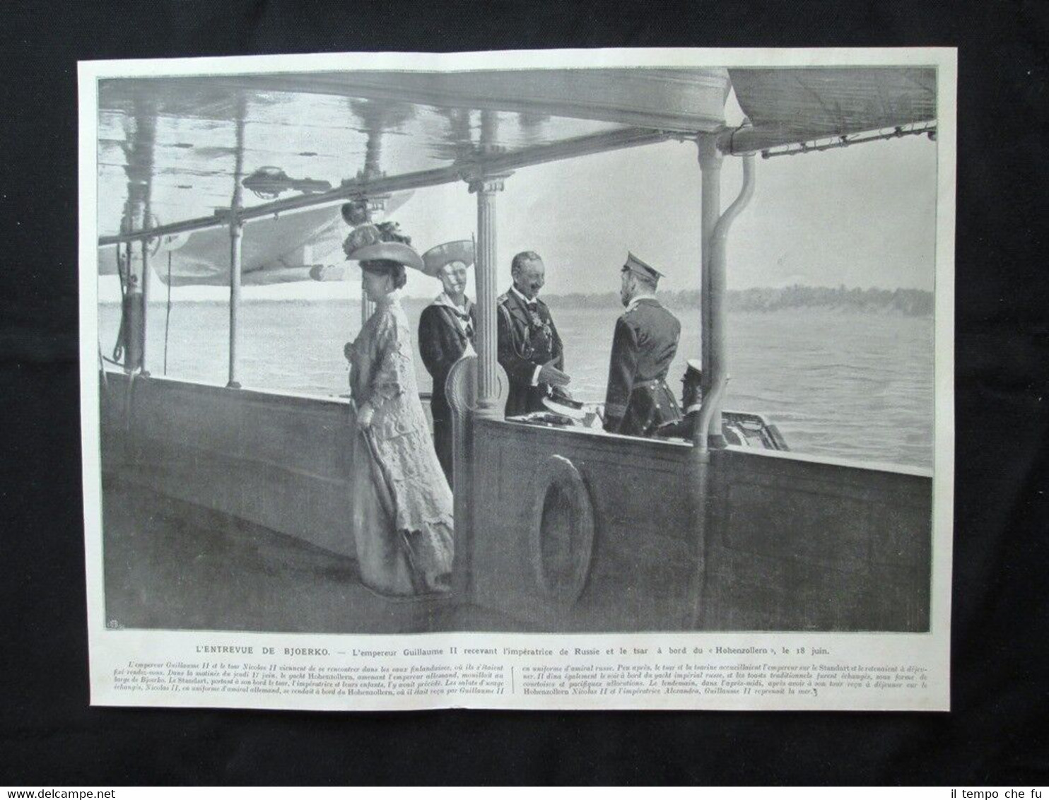 Bjorko in Svezia: Guglielmo II, Nicola II Romanov, Hohenzollern Stampa …