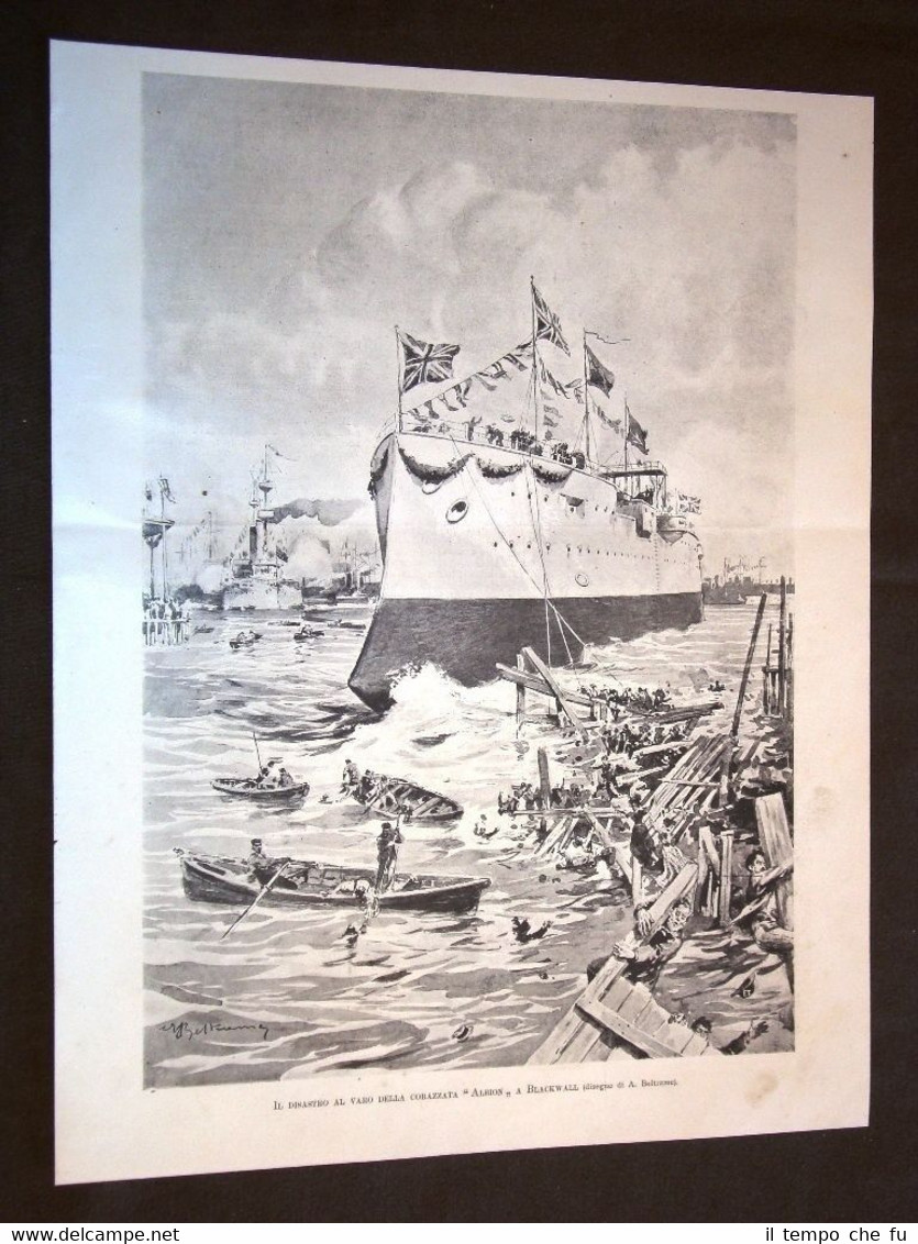 Blackwall nel 1898 Disastro al varo della Corazzata Albion