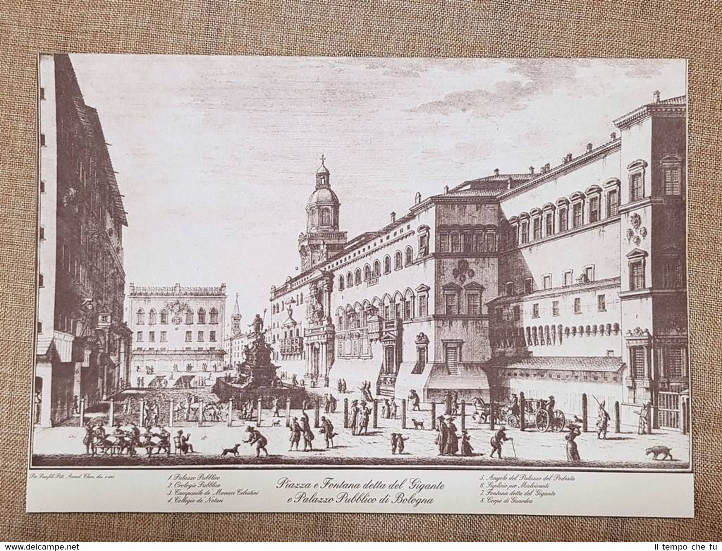 Bologna nel 1775 Piazza e Fontana del Gigante Emilia Romagna …