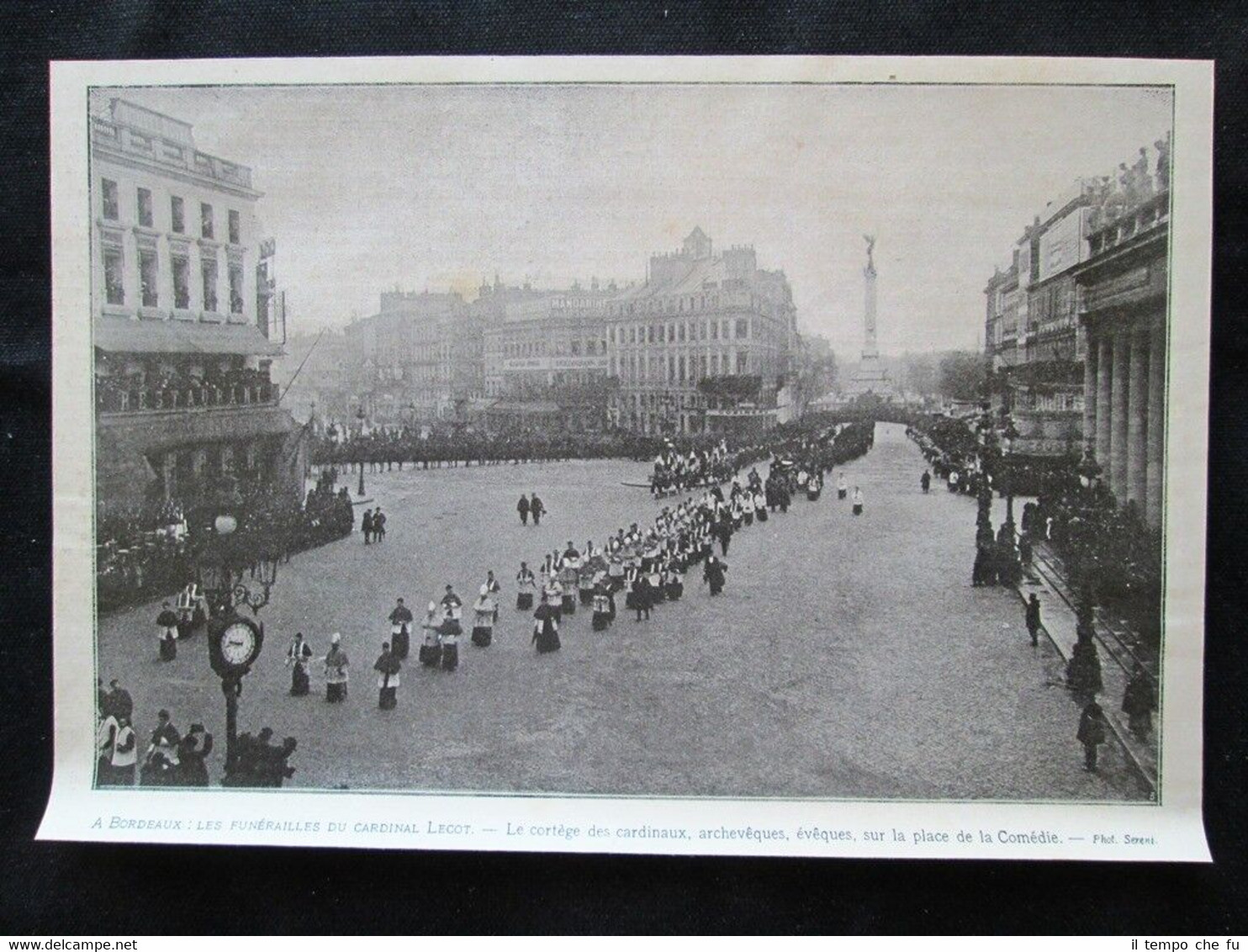 Bordeaux: Funerale Cardinale Victor-Lucien-Sulpice Lécot, morto 19 dicembre 1908